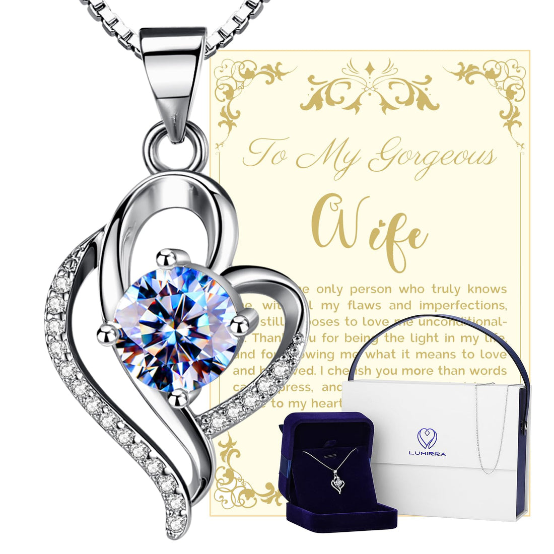 Moissanite Pendant Necklace