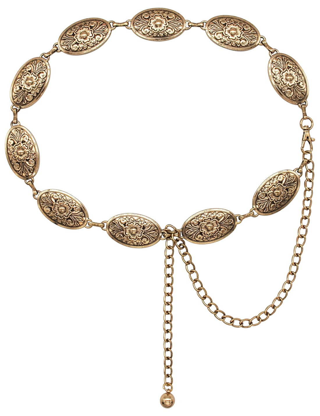 Gold Concho Chain Belt