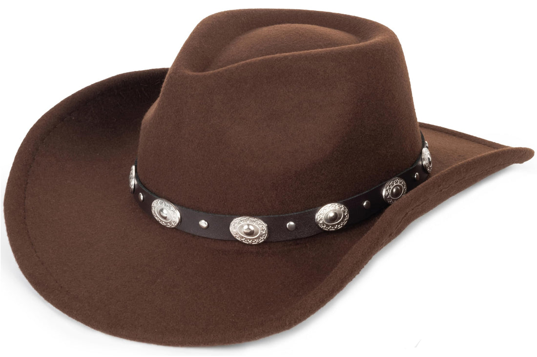 Studded Western Cowgirl Hat