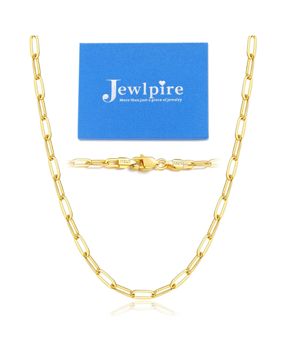 Gold-Plated Paperclip Necklace