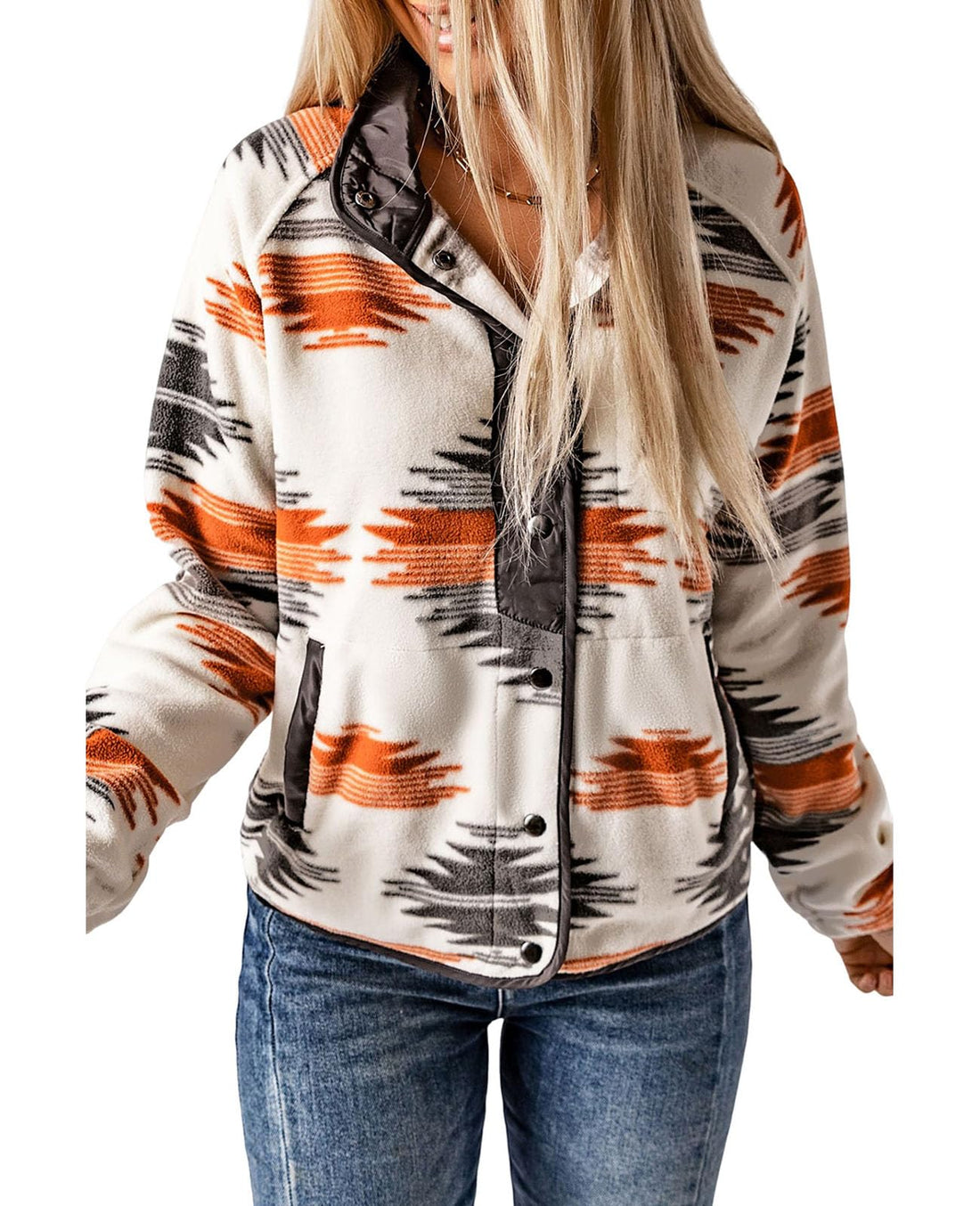 Western Aztec Fleece Shacket