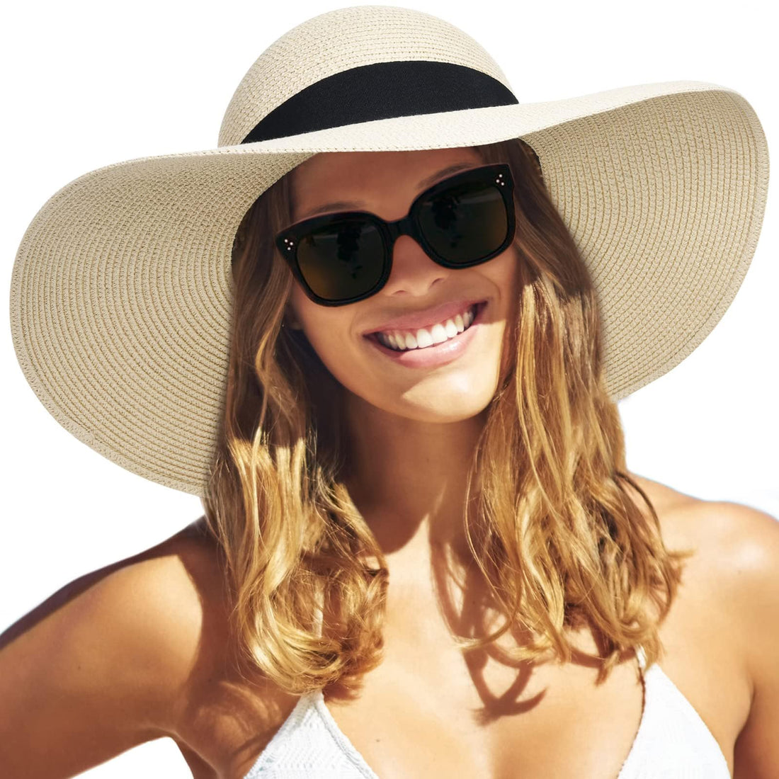 Floppy Straw Sun Hat