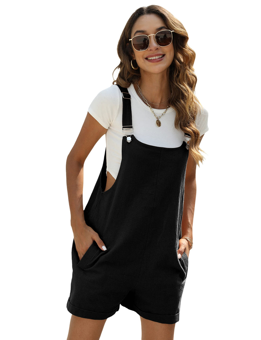 Cotton Linen Overalls