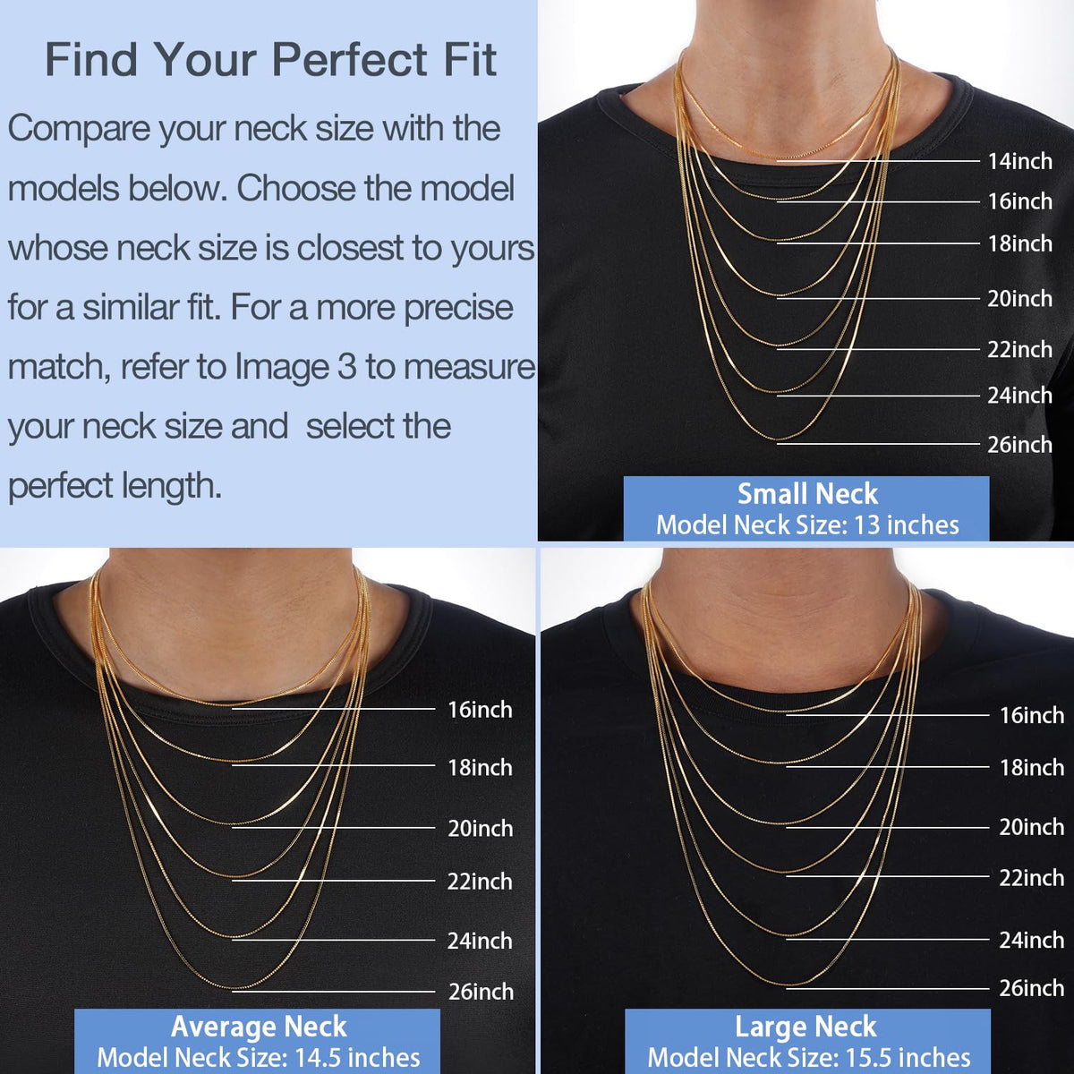18K Gold-Plated Box Chain Necklace