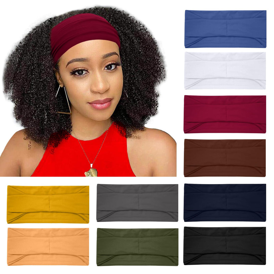 Wide Thick Headband (Set of 10)