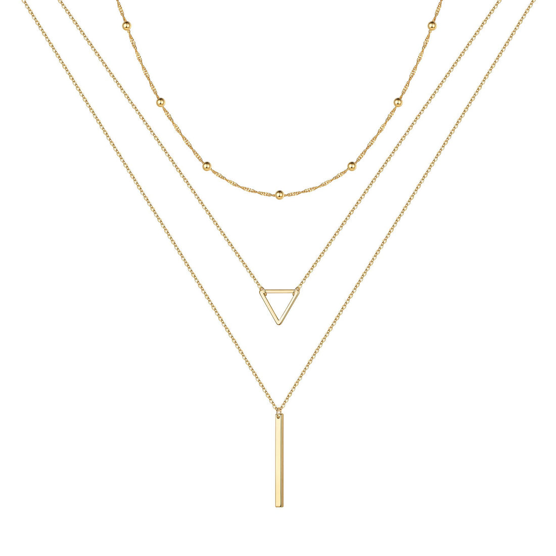 Layered Bar Necklace