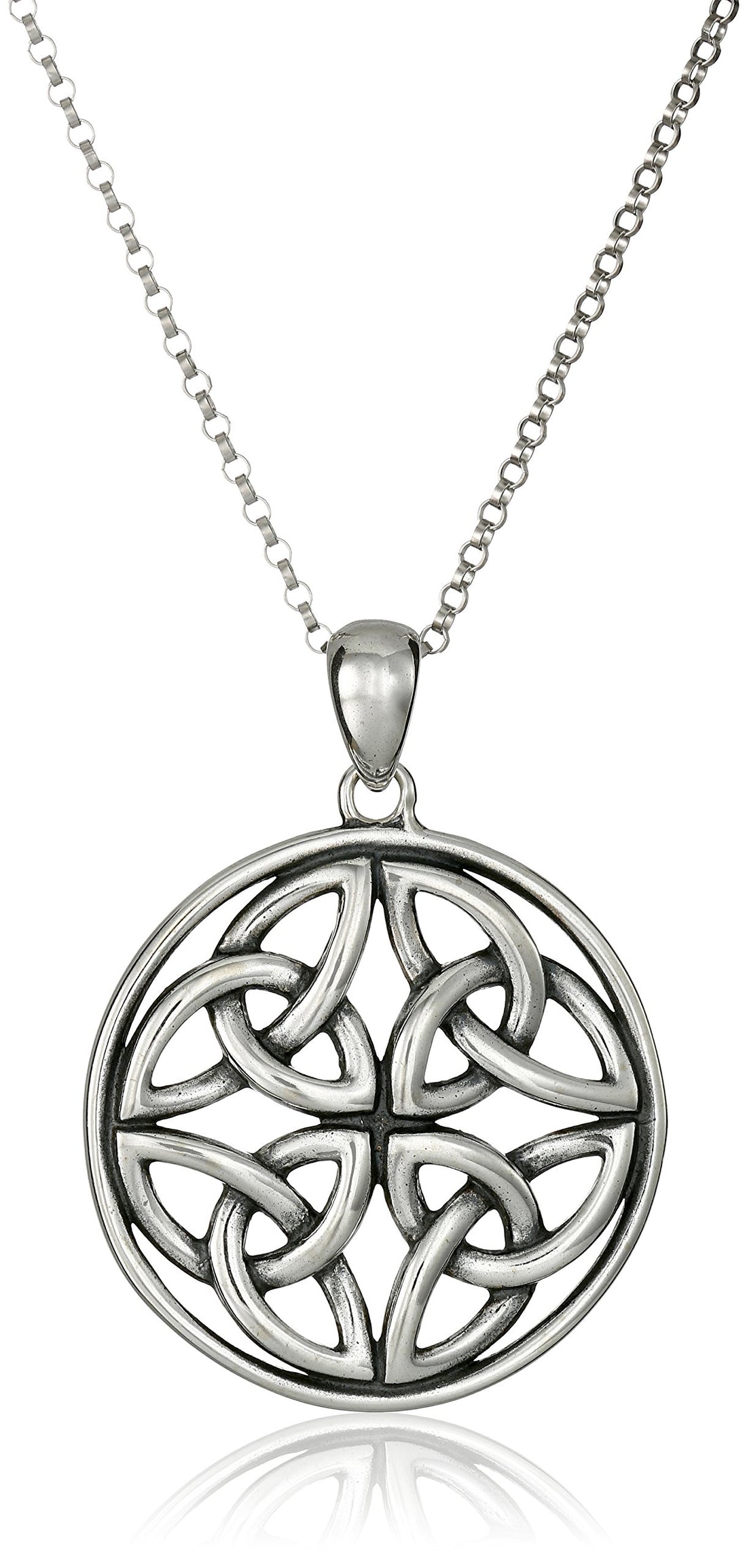 Sterling Silver Trinity Knot Pendant