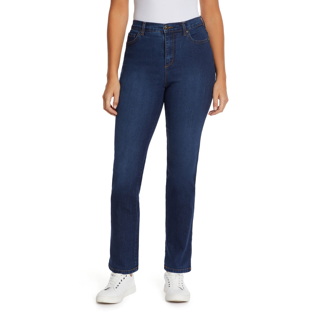 High-Rise Tapered Jeans