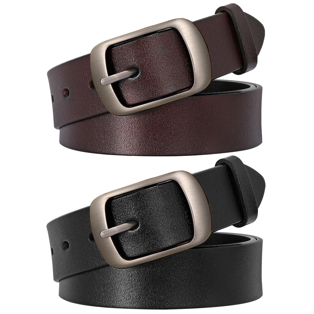 Elegant Leather Waist Belt 01-two (Set of 2)