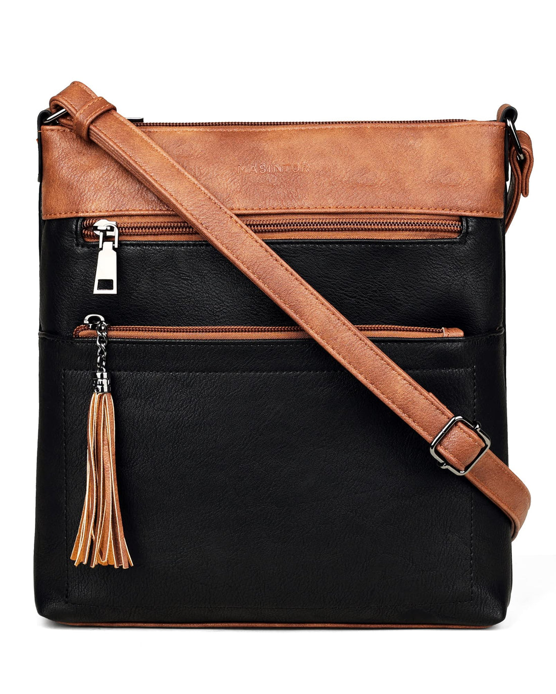 Tassel Multi Pocket Crossbody