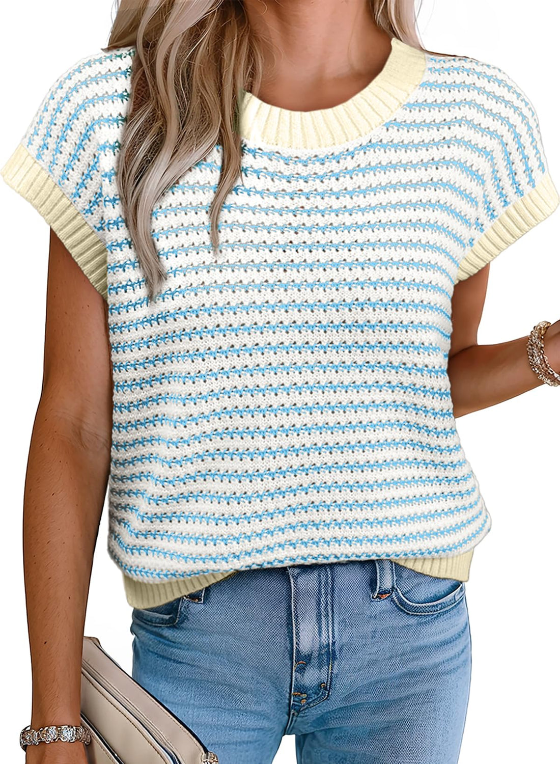 Striped Sweater Vest