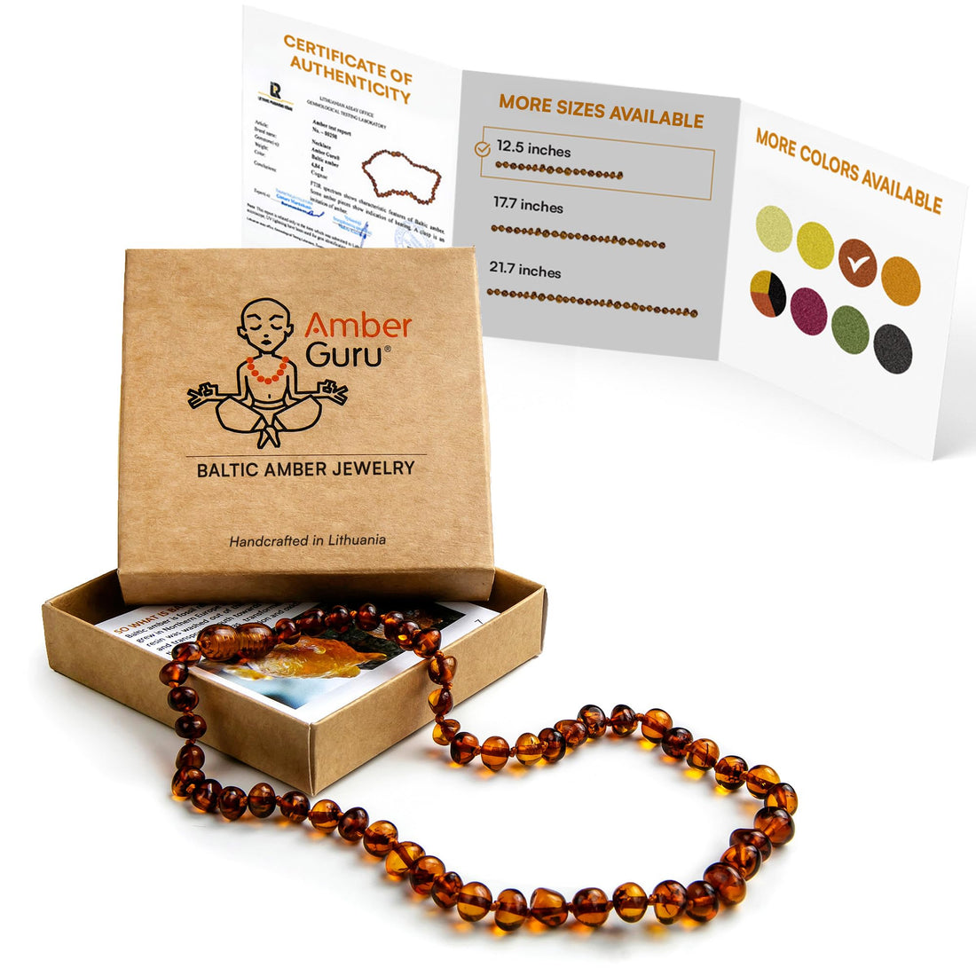 Baltic Amber Beaded Necklace