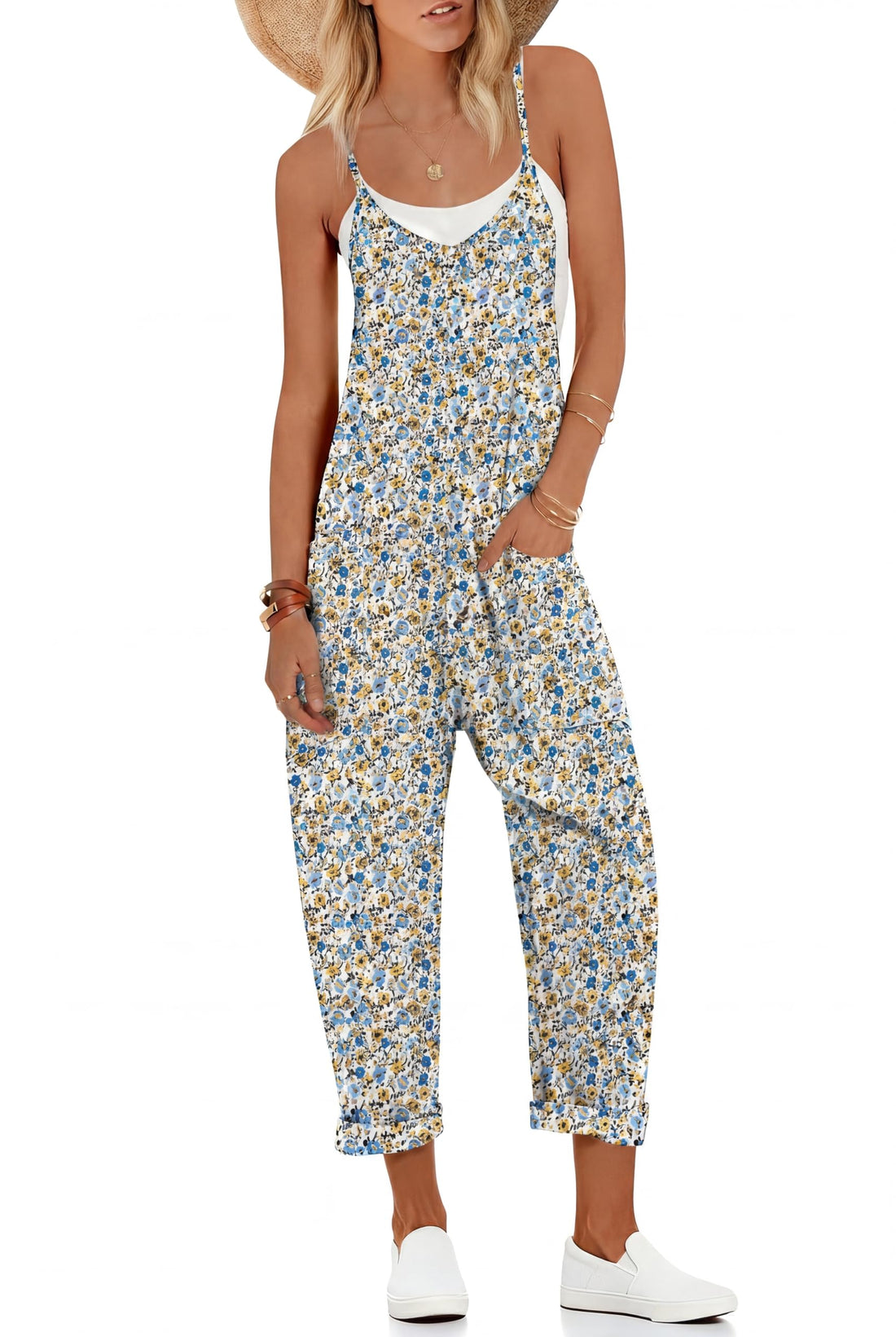 Strappy Wide-Leg Jumpsuit
