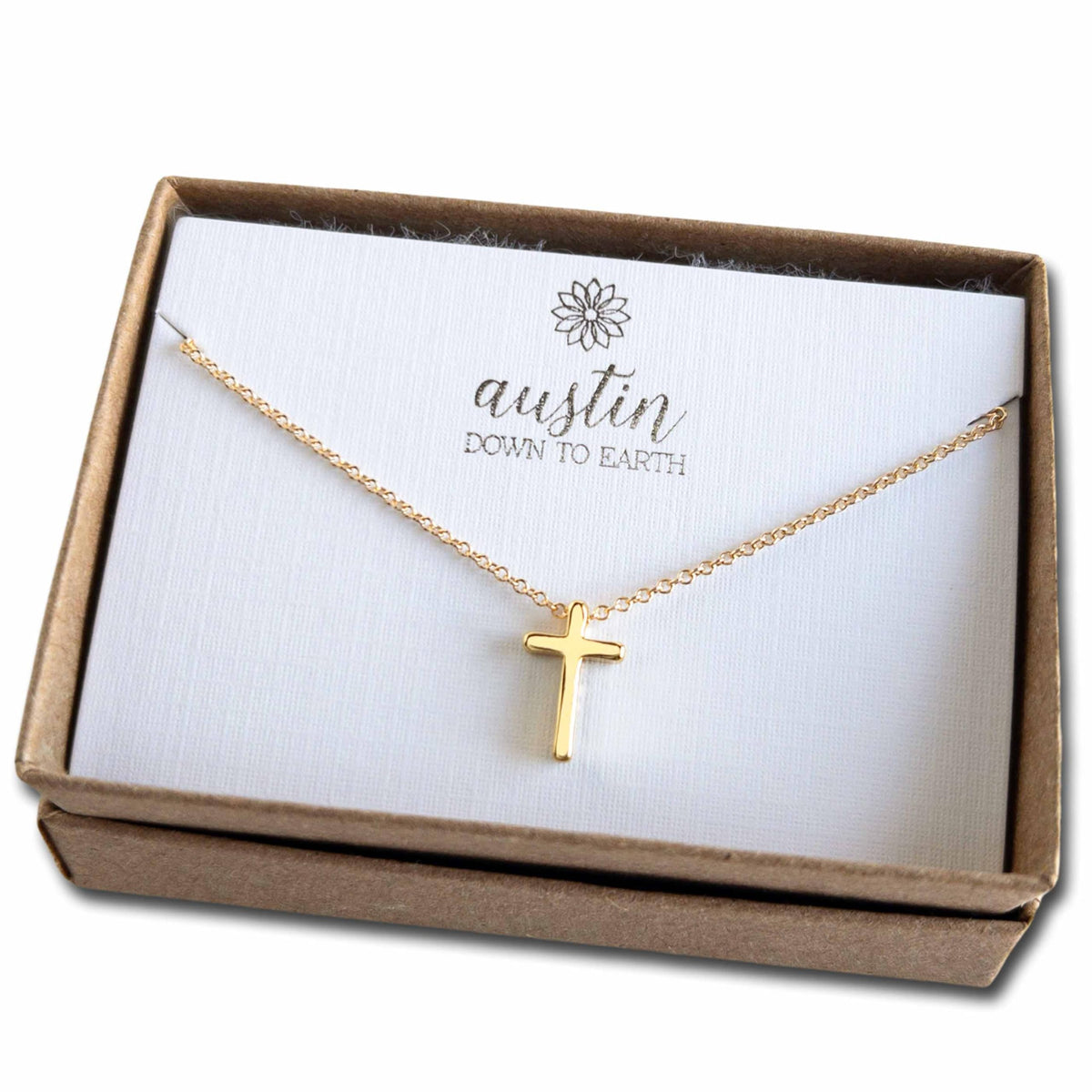 Gold-Filled Cross Necklace