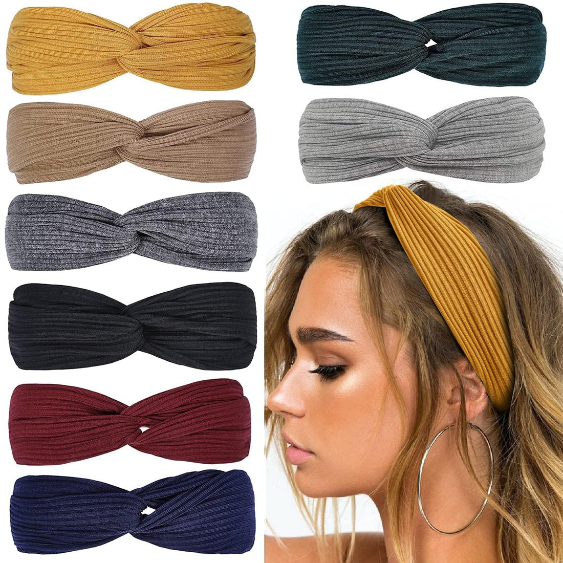 Twist Knotted Turban Headband