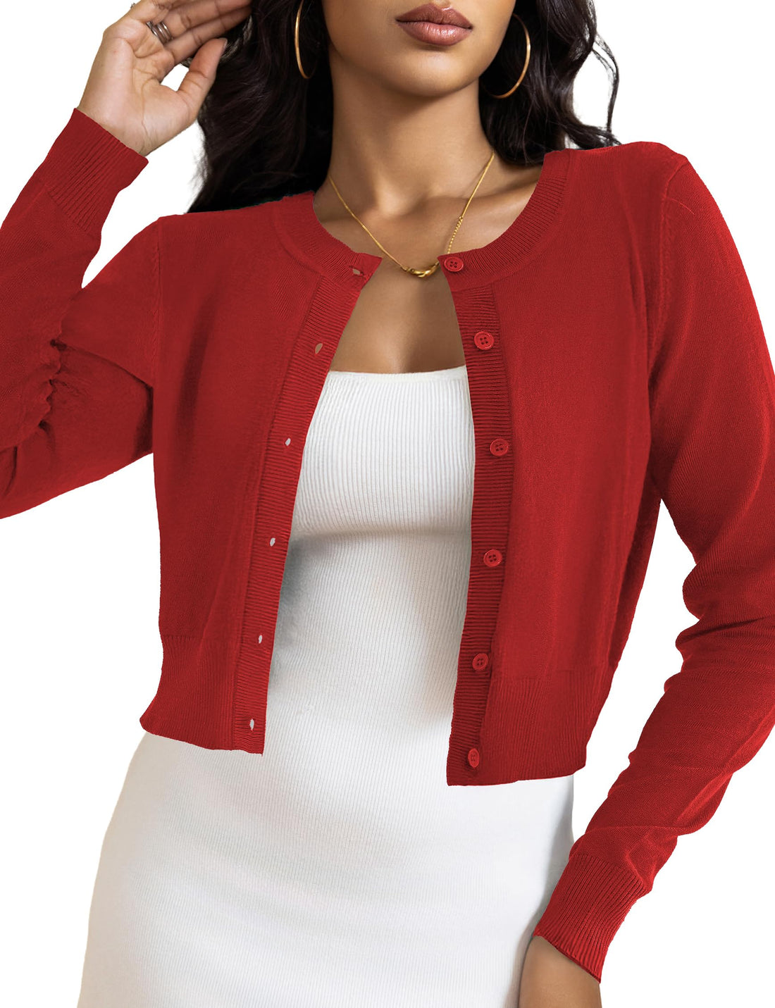 Cropped Bolero Shrug Cardigan