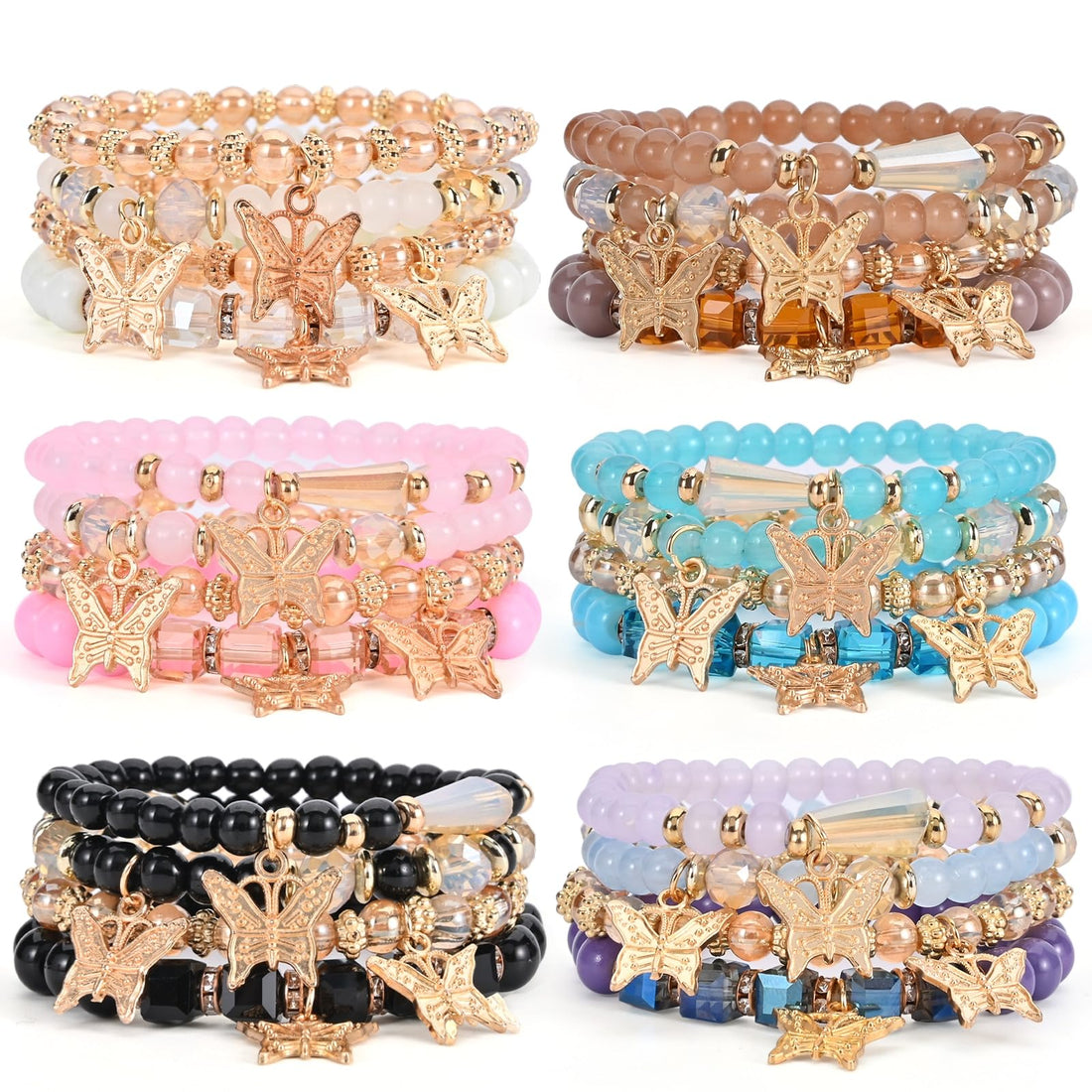 Boho Stackable Stretch Bracelets