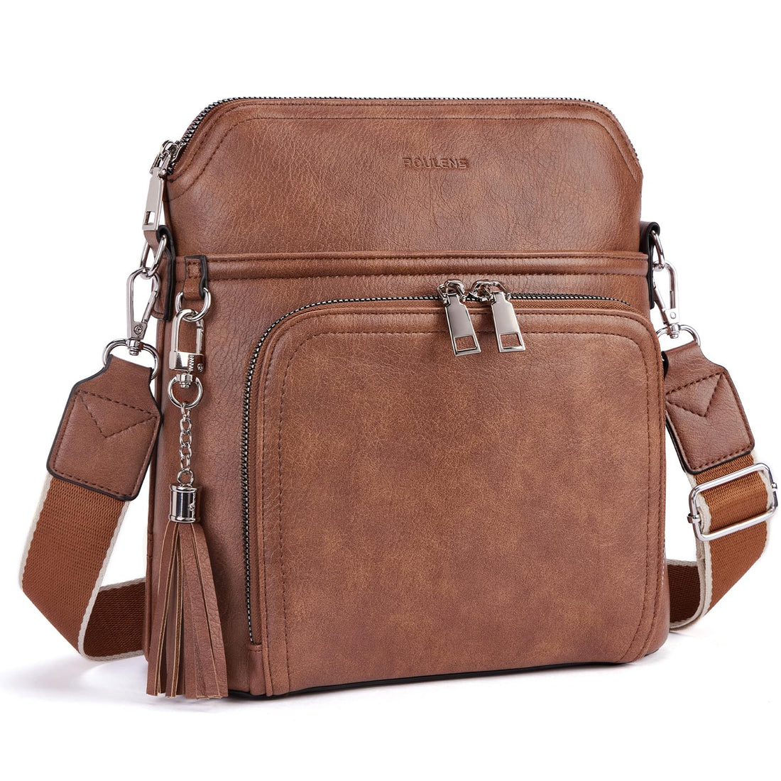 Soft Leather Tassel Crossbody