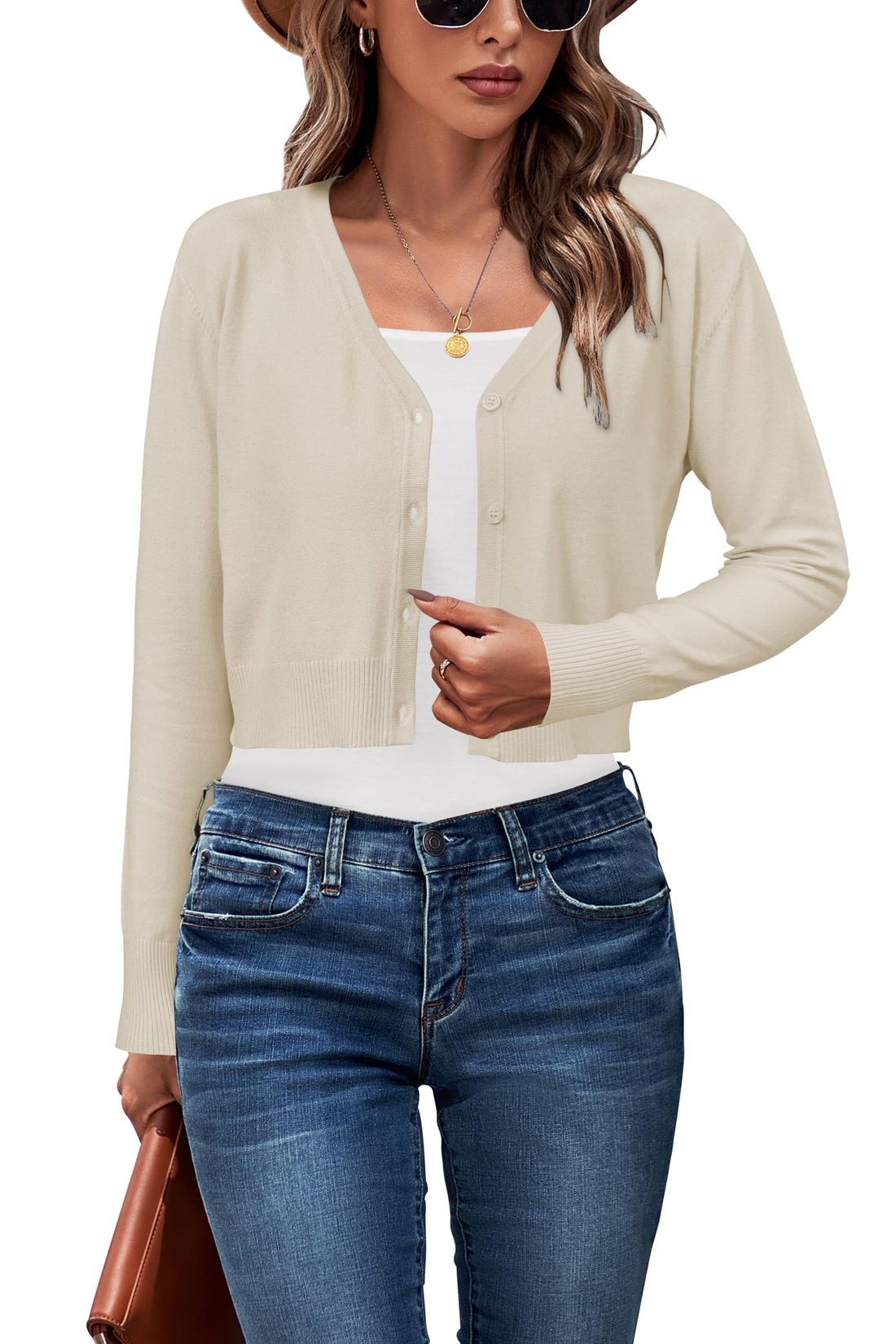 Cropped Bolero Shrug Cardigan